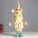 Interior light doll "Grandma in a bright outfit, with a pencil" 52x13x12 cm