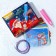 3D handle "New Year" set of PCL plastic, mod. Pn008, pink color