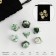 Cubes set for D&D (Dungeons and Dragons, DND), series: D&D, "Game time. Marble", 7 pcs