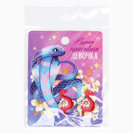 New Year's clips "The most beautiful", for the New Year, 7 x 9 cm-7