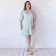 Women's dress Minaku: Mint & Chocolate Olive Color, Rr. 56