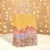 Crafts, beige package, "Flower Field" 21 x 15 x 8 cm