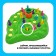 Board Game for Catuality "Eared Racing", 24 cards, 16 hares, 2-4 players, 4+