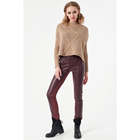 Female jumper, size 48, beige color-2