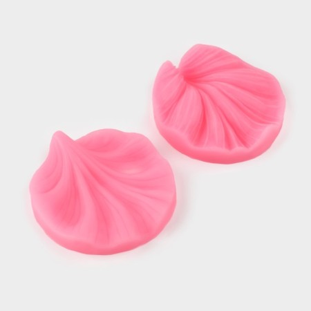 Mold "Geranium leaf", silicone, 2 items, 7.5 × 7 cm, color mix-2