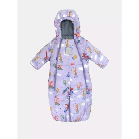 Combinascone Transformer Children's Winter Topotushki "Ball", height 74 cm, lilac color-1