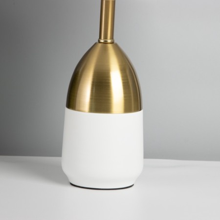 Table lamp "Jean" 1x40W E27 white/bronze 25x25x40cm-3
