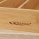 Tray - stand for cutlery, 35.5 × 25.4 × 5 cm, bamboo