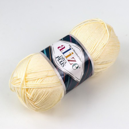Yarn "Diva Plus" 100% microfiber acrylic 220m/100g (01)-1