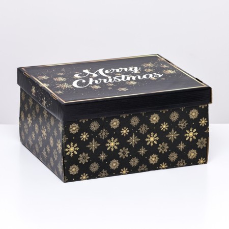 Folding box "Happy Christmas", 31.2 x 25.6 x 16.1 cm-2