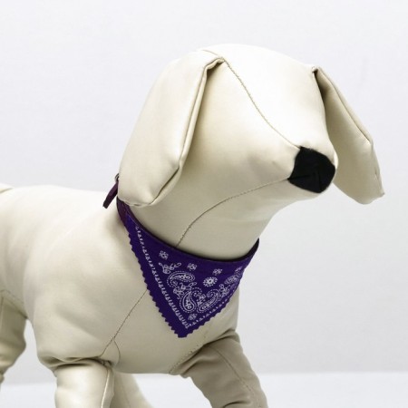 A collar with a scarf 32 x 1 cm, Osh 22-28, purple-3