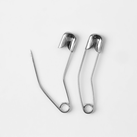 Drilling engines, curved, 32 mm, 10 pcs, silver color-2