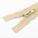 Lightning "Tractor", No. 5, connective, 2 runners, automatic locks, 90 cm, beige color
