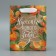 Craft vertical “Mandarin mood” package, S 12 x 15 x 5.5 cm, New Year