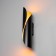 Bra "Chloe" 2xg9 5W black gold 12x12x48cm