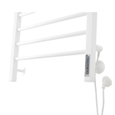 Domoterm electric heated towel rail "Cuba" P8, 500x800 mm, right, white matte-2