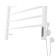 Domoterm electric heated towel rail "Cuba" P8, 500x800 mm, right, white matte