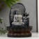 The desktop fountain from the network, backlight "Buddha" gray marble 30x20.5x20.5 cm