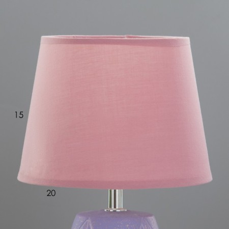Table lamp "Zoil" E14 40W violet 20x20x34.5 cm Risalux-3