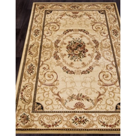 Rectangular carpet Merinos Olympos, size 200x300 cm, Cream color-1