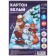 White cardboard A4, 8 sheets "Snowman", Non -merciful, density 220 g/m2