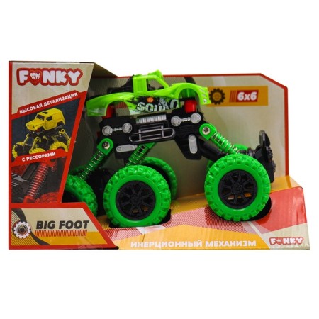 Inertial Funky Toys “SUV” machine, green color-1