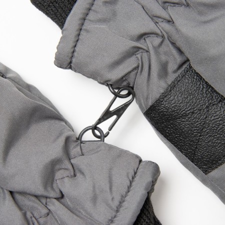 Gloves for children, dark gray color, size 14 (3-6 years)-3