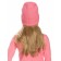 Hat for girls, size 51-52, pink color