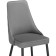 Chair on a metal frame Lord metal/velor, black/gray 45x50x95 cm
