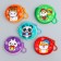New Year. Wurse children's "Cat Festive", plush, color mix