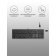 Keyboard A4Tech FSTYLER FX60H Gray USB Slim Led (FX60H GREY/White)