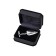 Anal plug Metal by Toyfa, silver, with a black crystal, 10 cm, d = 4 cm