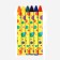 Wax crayons, 6 flowers TM artillery