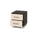 Bedside table amanda-A21 400x420x450 with wenge boxes/oak Mlech