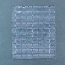 Set of coins sheets, Optima format, 10 sheets 200 x 250 mm, 70 cells 23 x 23 mm