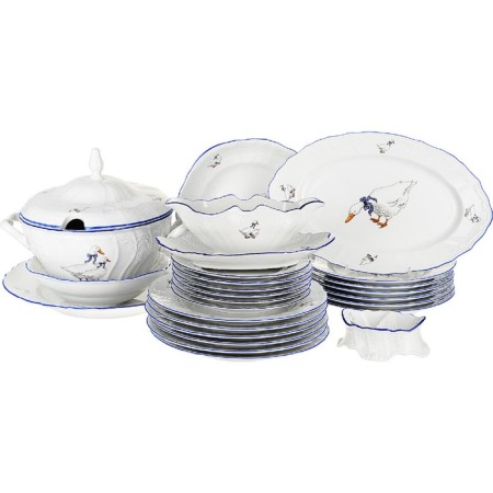 Dining Service 6/25 BERNADOTTE, Decor "Geese", 25 items