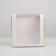 Cake for a cake with a window, confectionery packaging Happy Birthday 23 x 23 x 11 cm