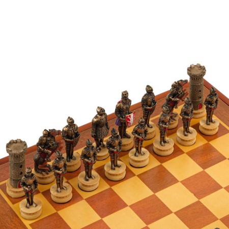 Chess souvenir "Crusade", h king-8 cm, h Paraks-6.5 cm, 36 x 36 cm-5
