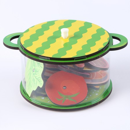 Locking game Sorter "Poster with vegetable soup"-3