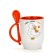 Mug with a spoon "The best mommy", 350 ml
