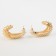 Earrings Metal "Style" neon, color gold