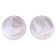 A set of reusable liners for a bra, 2 pcs., White color