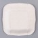 A plate disposable paper square "yellow", square, 16.5x16.5 cm