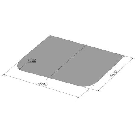 Protopotal sheet, bronze antique, steel 0.8 mm, 40 x 60 cm-1