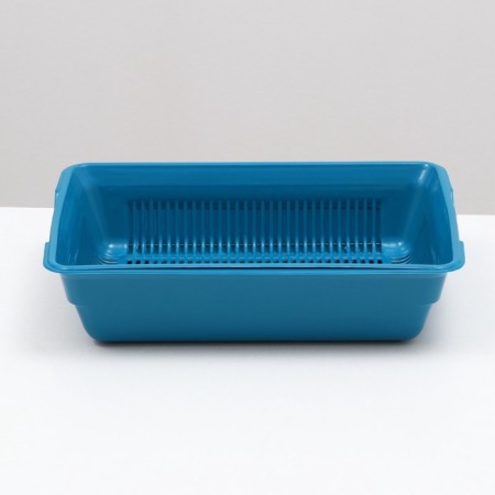 Deep toilet with a mesh of 36 x 25 x 9 cm, blue-3