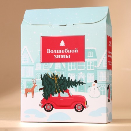 Gift set Ural Lab "Snow Kiss": hand cream 30 ml and lip balm 10 g, New Year-6