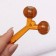 Massage for the face and neckline, 2 balls, 14 × 6 × 2 cm, color mix