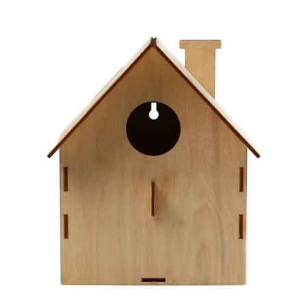 The birdhouse "Gnezdshko", 15.5 × 11.5 × 12 cm, Greengo-11
