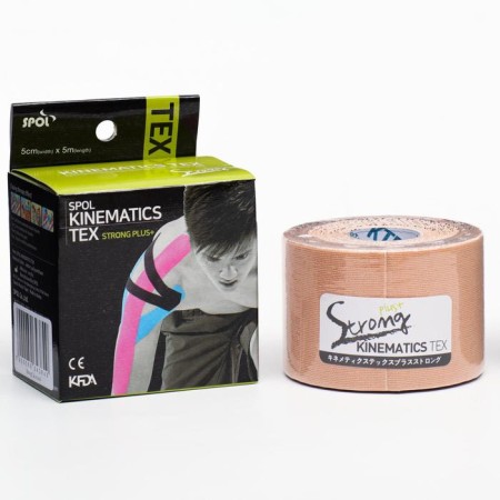Kinesio Teip Spol Tape Strong Korean, 5 cm x 5 m, beige