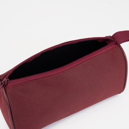 Cosmetic bag with lightning, red color-2